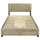 Wheatland - 4-Drawer Upholstered Storage Bed
