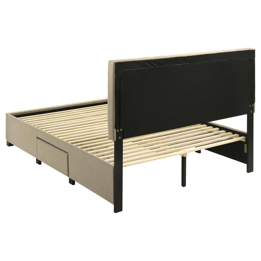 Wheatland - 4-Drawer Upholstered Storage Bed