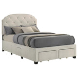 Marianna - 4-Drawer Upholstered Storage Bed