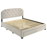 Marianna - 4-Drawer Upholstered Storage Bed