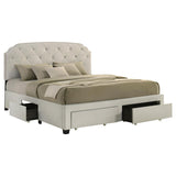 Marianna - 4-Drawer Upholstered Storage Bed