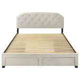 Marianna - 4-Drawer Upholstered Storage Bed