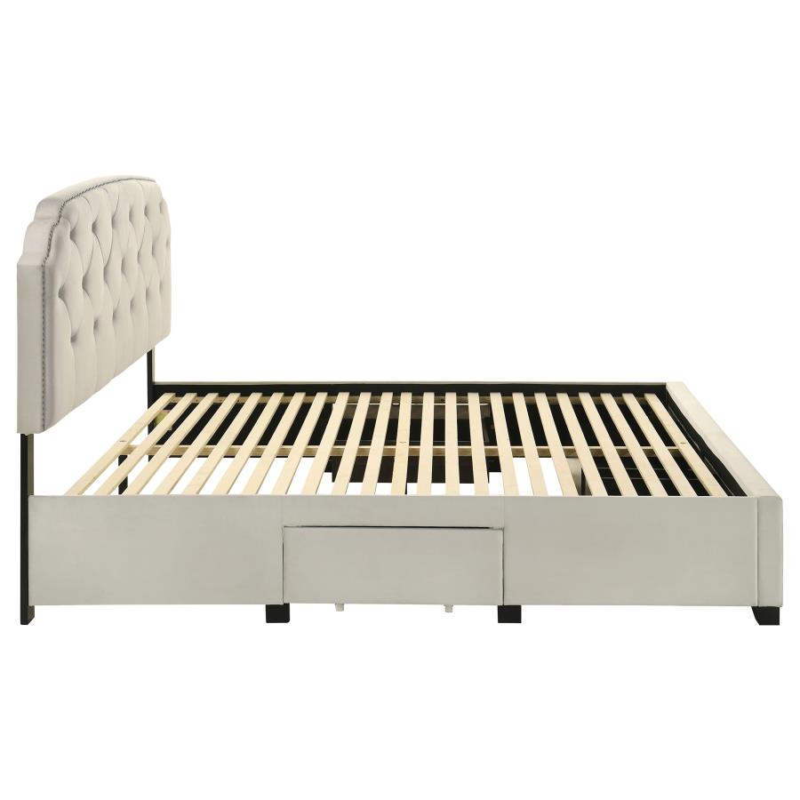 Marianna - 4-Drawer Upholstered Storage Bed