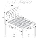 Marianna - 4-Drawer Upholstered Storage Bed