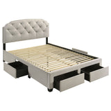 Marianna - 4-Drawer Upholstered Storage Bed