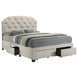 Marianna - 4-Drawer Upholstered Storage Bed