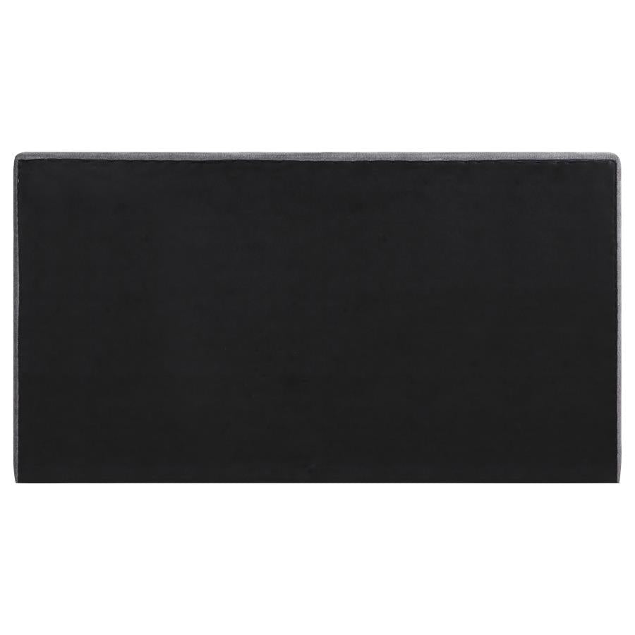 Gregory Upholstered Eastern King Panel Bed Graphite