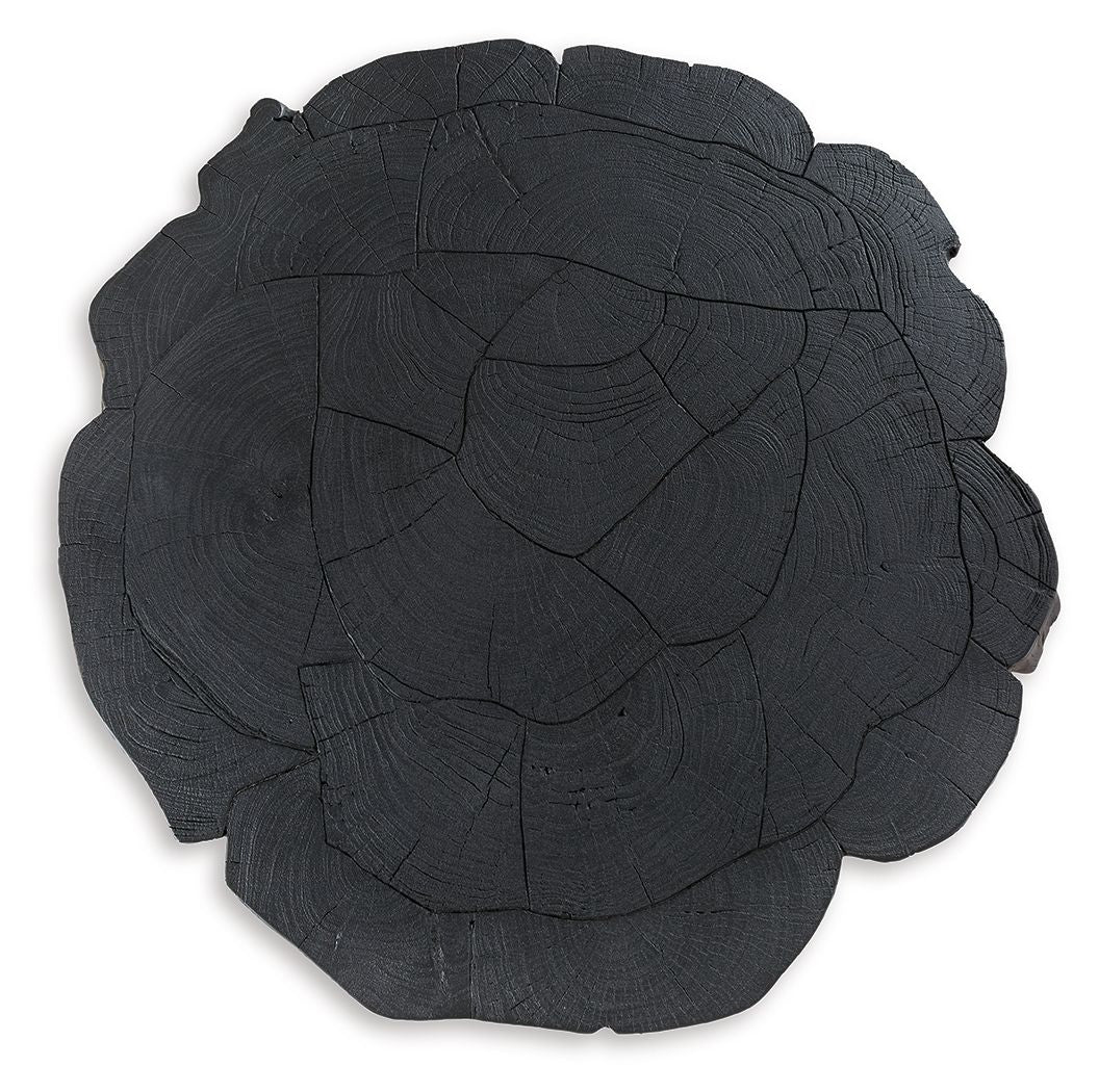 Wimbell - Black - Round Cocktail Table by Signature Design by Ashley® | Bel Furniture