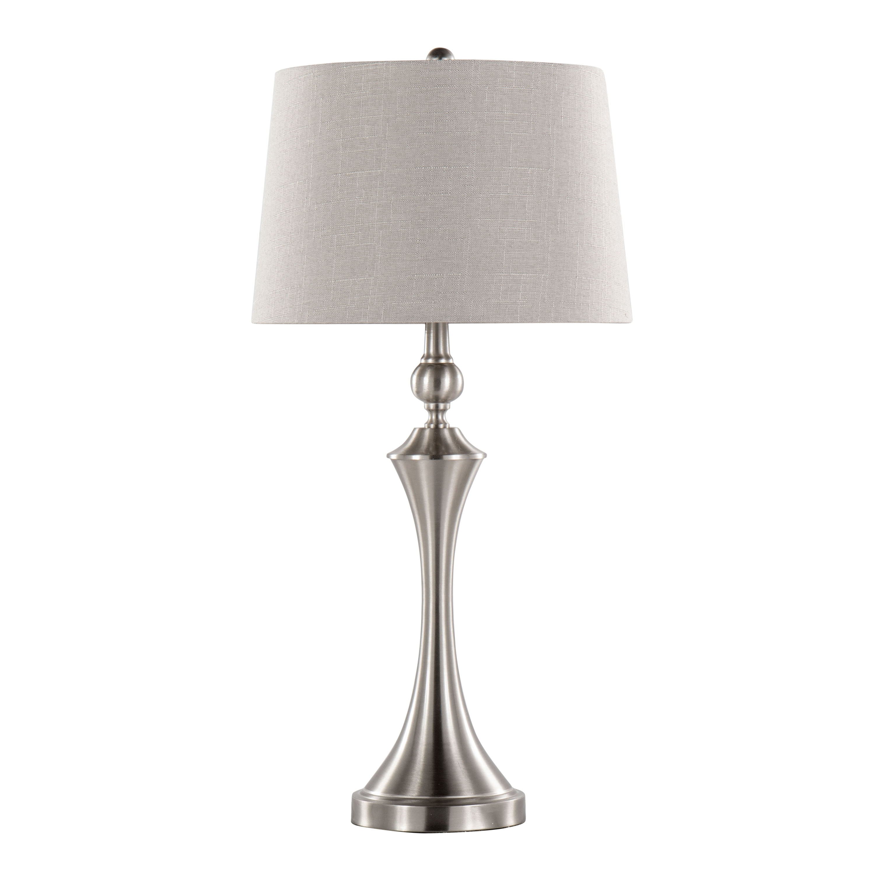 Flint - Contemporary Table Lamp Built In USB Port (Set of 2)