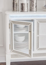 Chalanna - White - Dining Room Server by Signature Design by Ashley® | Bel Furniture