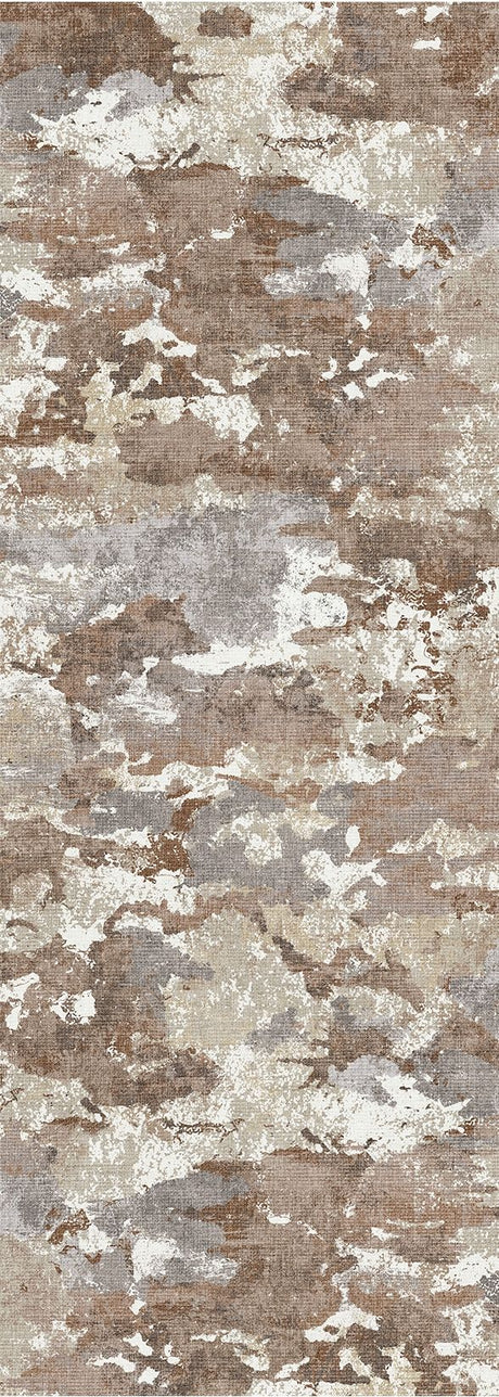 Sphinx - Washable Non - Slip Accent Rug Indoor & Outdoor Dark Brown 66"W x 24"D x 0.04"H by Icona Home Decor | Bel Furniture