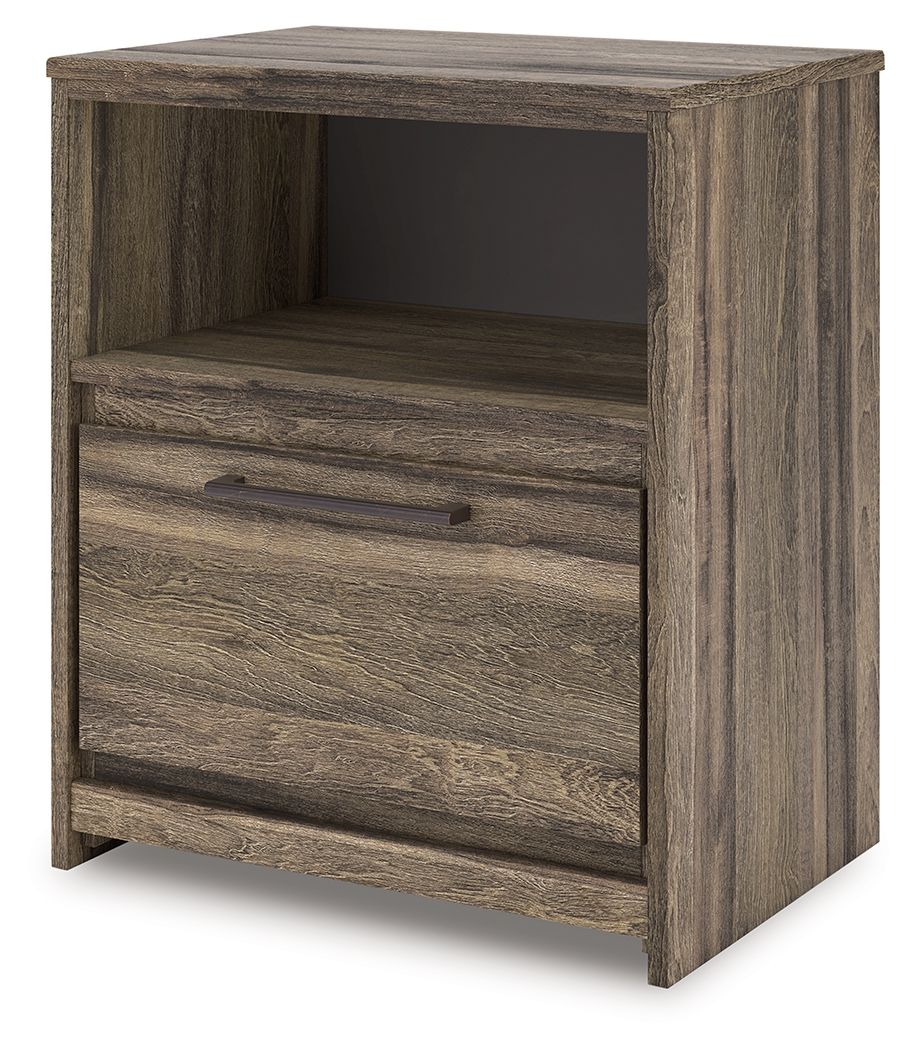 Elbrim - Brown - One Drawer Night Stand by Signature Design by Ashley® | Bel Furniture