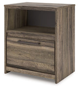Elbrim - Brown - One Drawer Night Stand by Signature Design by Ashley® | Bel Furniture
