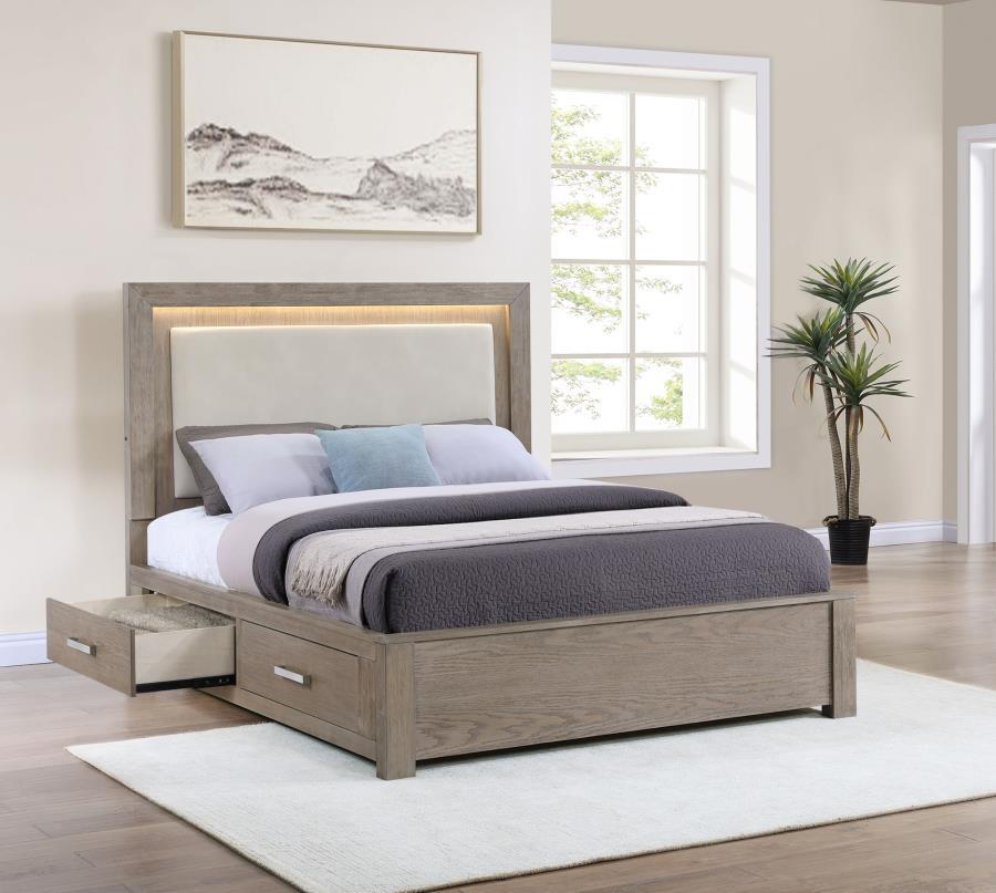 Kenora - LED Storage Bed