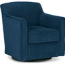 Bradney - Swivel Accent Chair Blue by Signature Design by Ashley® | Bel Furniture