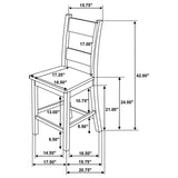 Cardova - Counter Height Dining Chair (Set of 2) - Vineyard Oak
