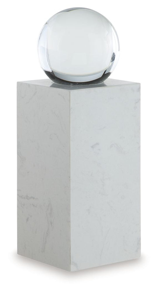 Sellner - Sculpture White 5"W x 5"D x 12"H by Signature Design by Ashley® | Bel Furniture
