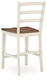 Brinfern - Barstool (Set of 2) - Brown / Antique White