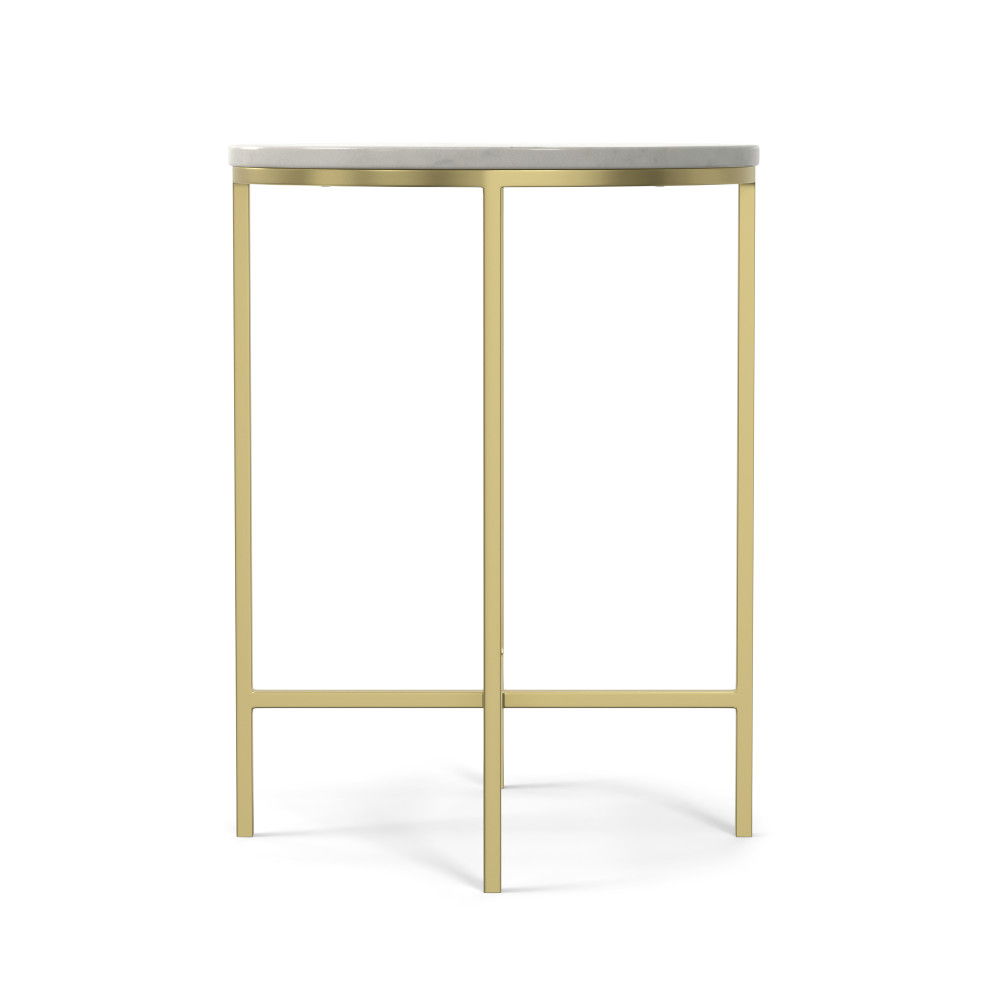 Tara - Side Table - Gold by Simpli-Home | Bel Furniture