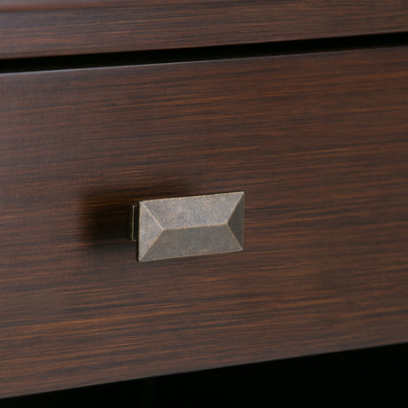 Artisan - Handcrafted Bedside Table by Simpli-Home | Bel Furniture