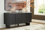 Farrelmore - Black - Accent Cabinet by Signature Design by Ashley® | Bel Furniture