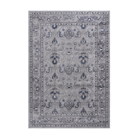 Marfi - 8' X 10' Oriental Area Rug - Gray / Blue