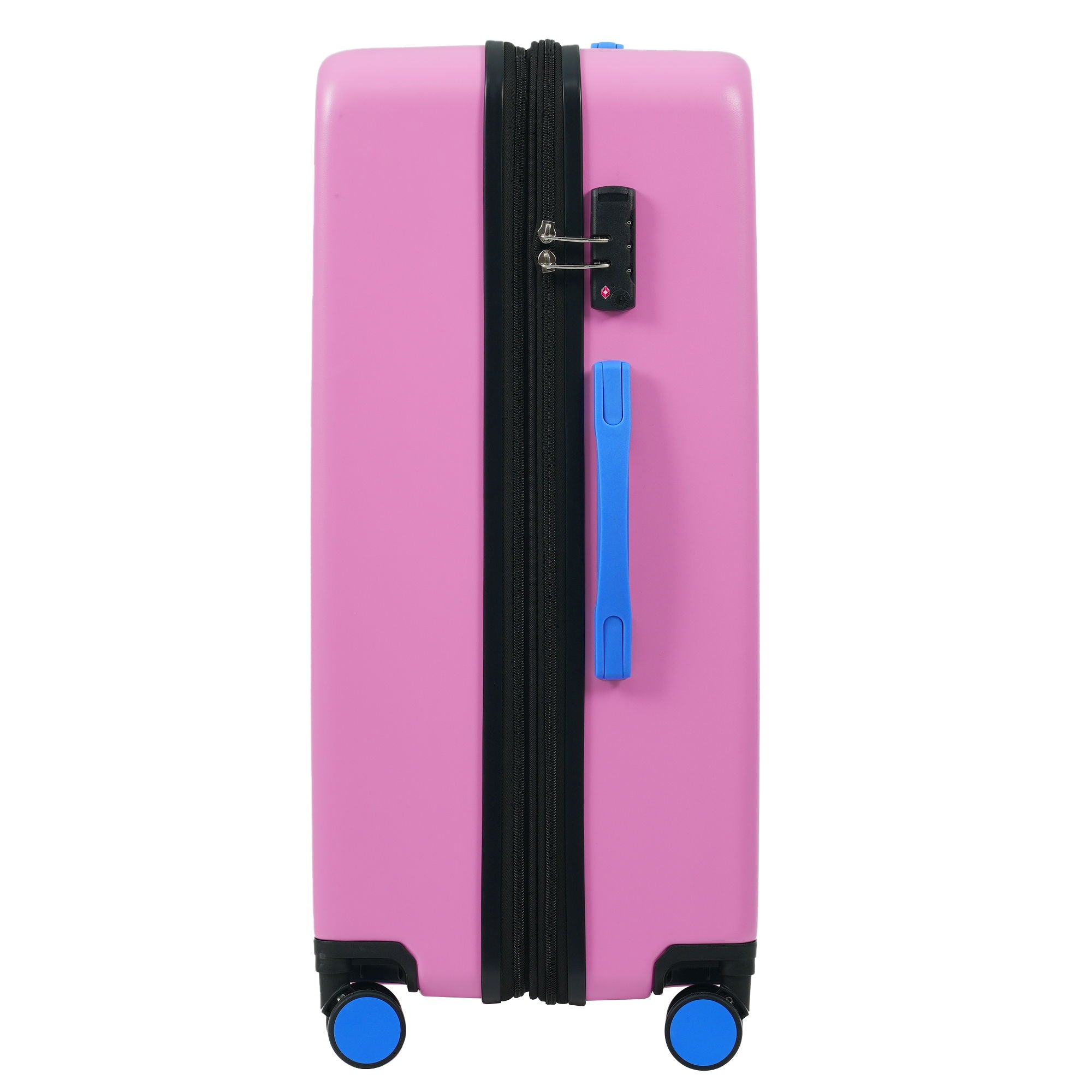 Hardshell Luggage Sets 3 Pieces Contrast Color Suitcase With Spinner Wheels And Tsa Lock 20" 24" 28" Available