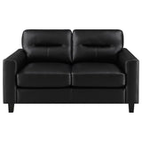 Scotland - Faux Leather Upholstered Sofa Set