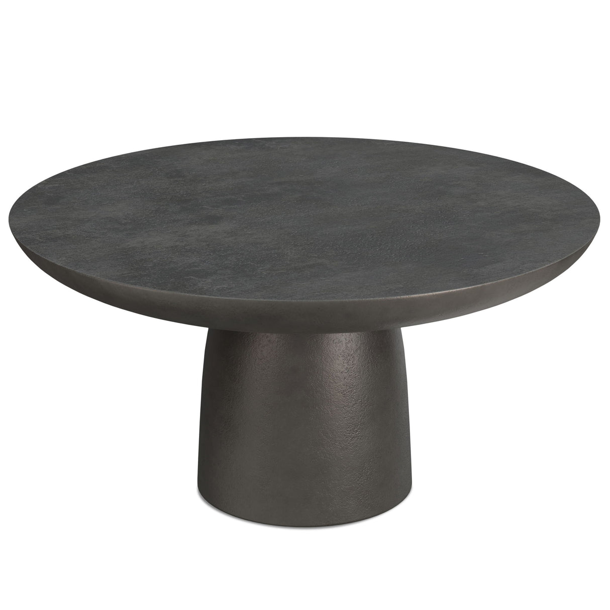 Alexa - Cast Aluminum Coffee Table - Black by Simpli-Home | Bel Furniture