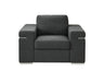 Gianna - Fabric Arm Chair Black by Lilola Home | Bel Furniture