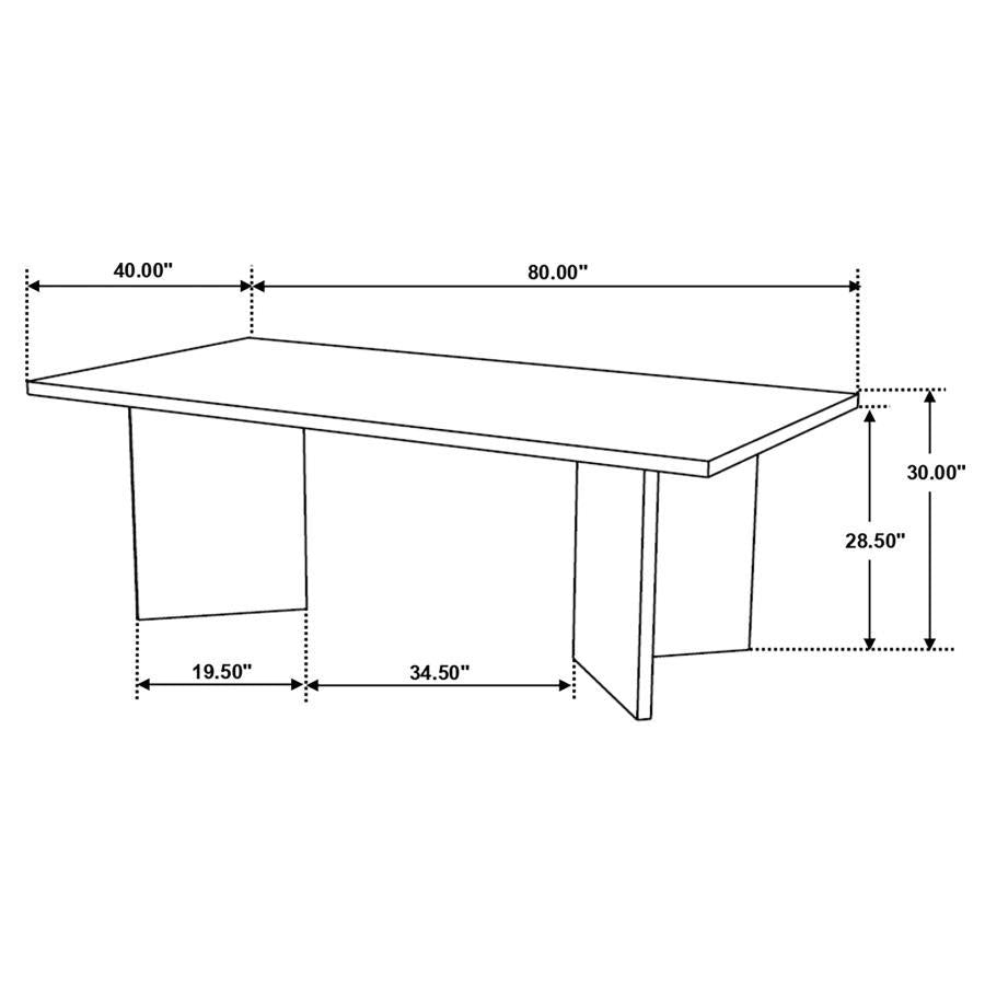 Tyler - Solid Wood Dining Table - Mango Brown