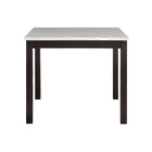 Leon - Bar Table And 4 Bar Stools - Espresso / White