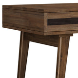 Clarkson - Desk - Rustic Natural Aged Brown by Simpli-Home | Bel Furniture