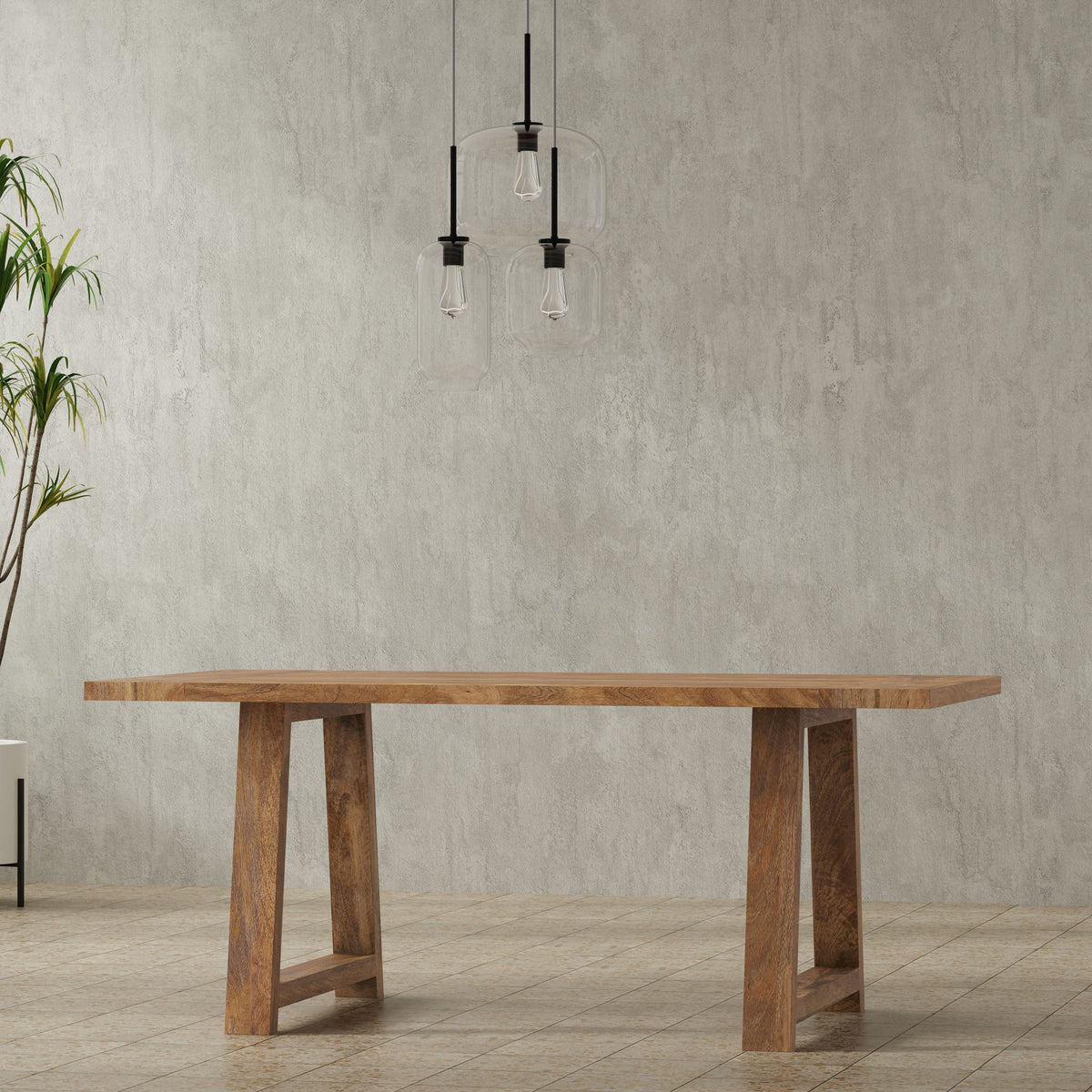 Whitley - Dining Table - Brown