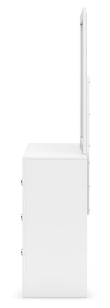 Binterglen - White - Dresser And Mirror by Signature Design by Ashley® | Bel Furniture