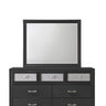 Lila - Dresser, Mirror Black by Crown Mark | Bel Furniture