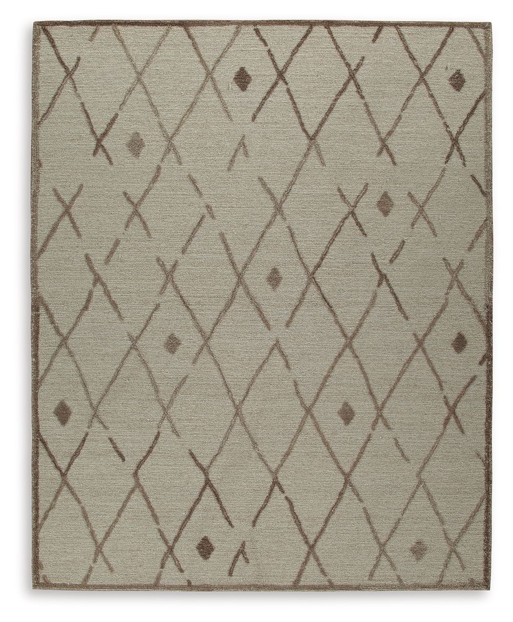Guyford - Rug Dark Brown 8' x 10' by Signature Design by Ashley® | Bel Furniture