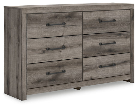 Graystorm - Brown Gray - Six Drawer Dresser by Signature Design by Ashley® | Bel Furniture