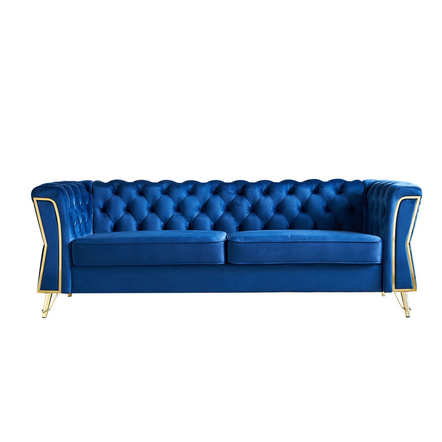 Modern Tufted Velvet Sofa For Living Room