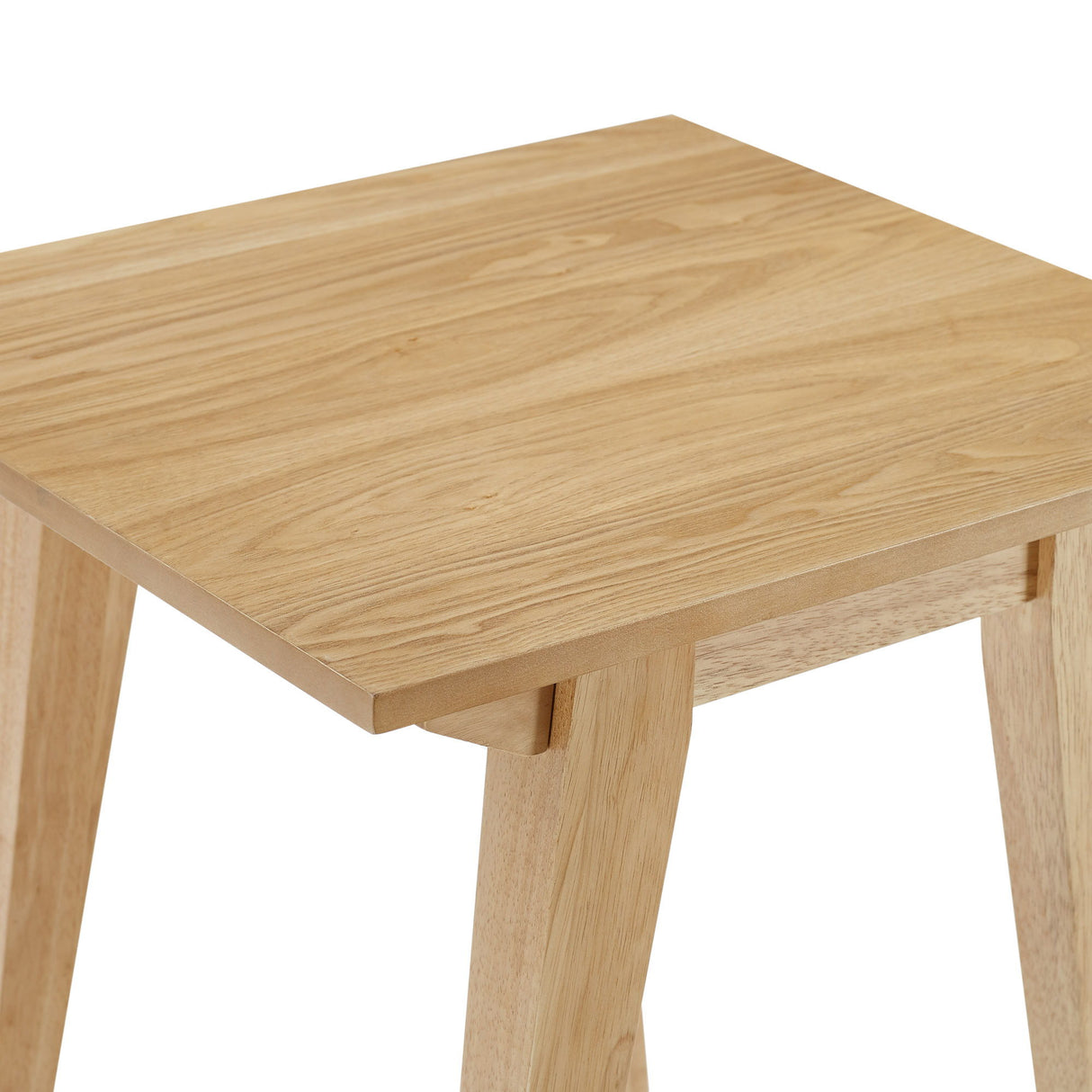 Japandi - Minimal Solid Wood Side Table by Walker Edison | Bel Furniture