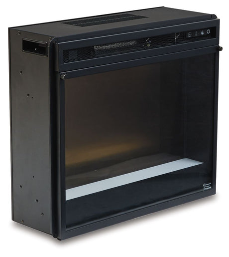 Entertainment Accessories - Black - Fireplace Insert Glass/Stone by Signature Design by Ashley® | Bel Furniture
