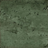 Edite - Round Marble Top Accent Side Table - Merlot