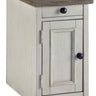 Bolanburg - Chair Side End Table White 1 Drawer, 1 Door by Signature Design by Ashley® | Bel Furniture