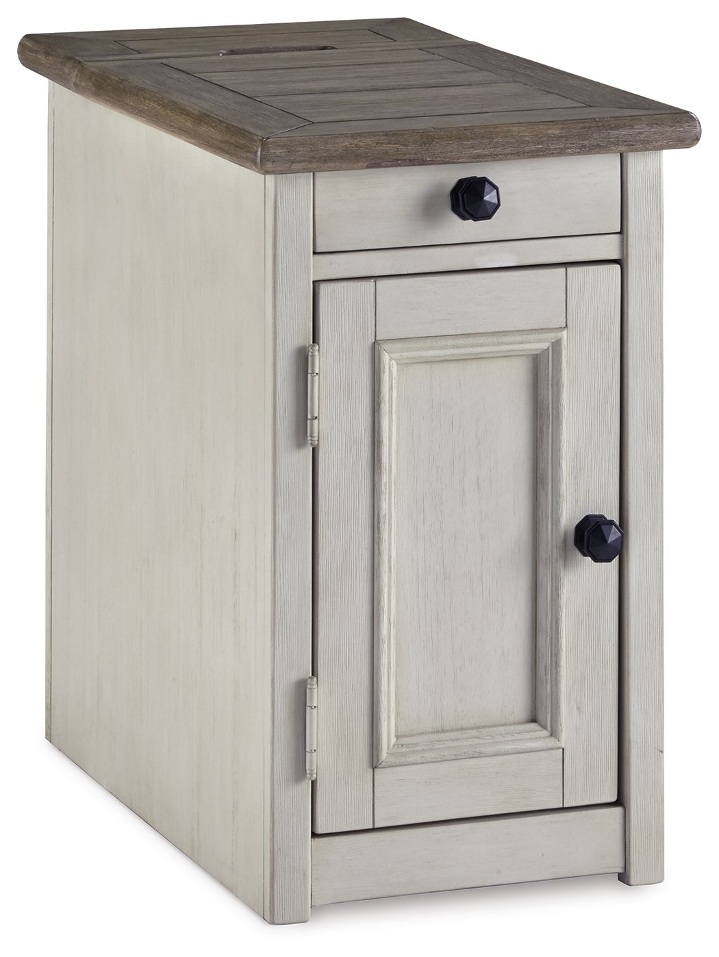 Bolanburg - Chair Side End Table White 1 Drawer, 1 Door by Signature Design by Ashley® | Bel Furniture