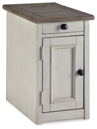 Bolanburg - Chair Side End Table White 1 Drawer, 1 Door by Signature Design by Ashley® | Bel Furniture
