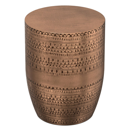 Johnsen - Handcrafted Large Metal Accent Table - view 3