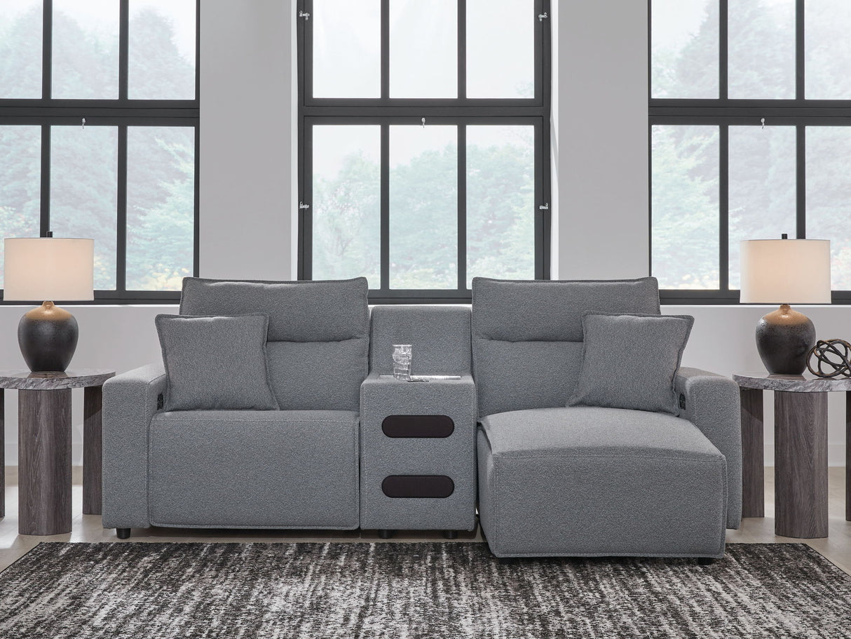 Modmax - Salt And Pepper - Reclining Sectional by Signature Design by Ashley® | Bel Furniture