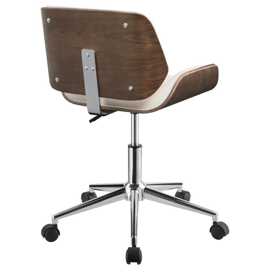 Addington - Upholstered Adjustable Office Desk Chair by CoasterEveryday | Bel Furniture