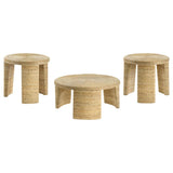Artina - Rattan Coffee And End Table Set by Coaster Fine Furniture | Bel Furniture