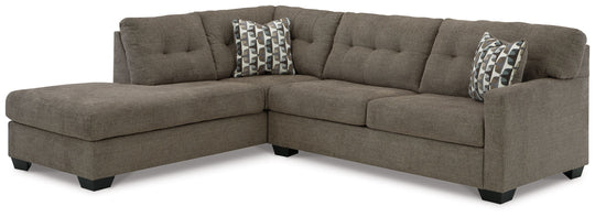 Mahoney - Sectional Pearl Silver by Signature Design by Ashley® | Bel Furniture